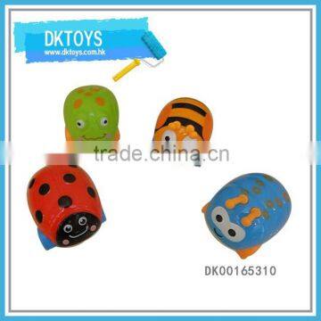 Insect Shape Painting Cartoon Pull Back Car