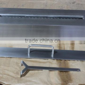 Changzhou great indoor stainless steel fire place insert, decorative fireplace and chimney