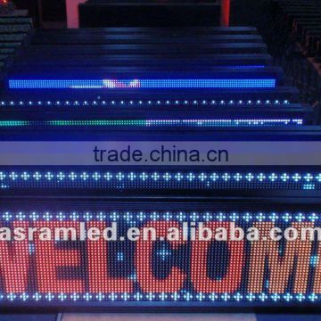 PH10 two face led scrolling program display billboard, double sided outdoor scrolling led sign