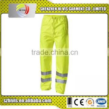 Road Workwear Customize Collar Adult Plastic Pants