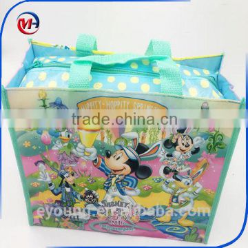 PP non woven lamination packaging bag/shipping bag/tote bag with zipper