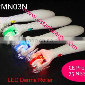 High quality LED lights therapy with low price LED derma roller