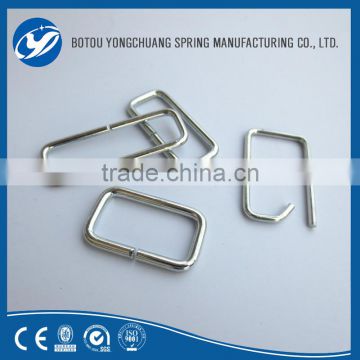 Custom single ring for bags belt metal square ring buckle for bag buckle
