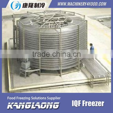 3000Kg/H IQF Spiral Freezing Machine With Good PrIce