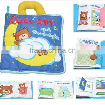 kids educational cloth book for children