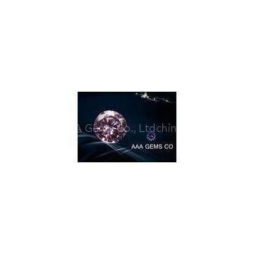 0.2 CT Pink Moissanite Loose Stones In Size 3.25 MM Round Shape