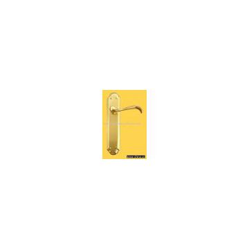 brass door handle  ( brass lever handle) KDB-2214