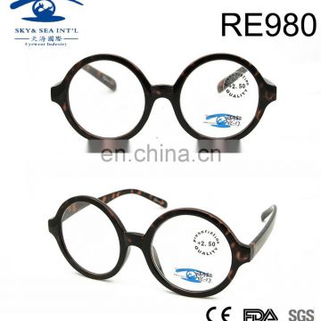 2017spring most popular round frame wholesale PC reading glasses