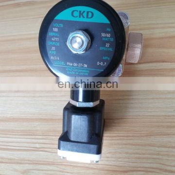 CKD water solenoid valve PKW-06-27-3M