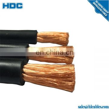 Heavy duty Flexible Underwater Welding cable 70mm2 super flex pure copper oil/water/corrosion resistance CPC rubber sheath