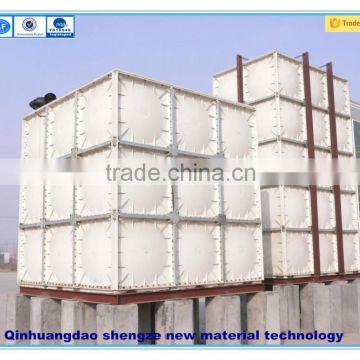 FRP water tank for water treatment, GRP panel tank, SMC water tank