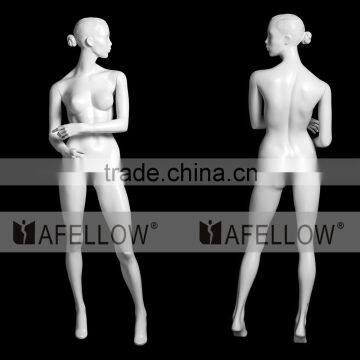 Stand Female Mannequin Full Body Fiberglass Women Dummy Alma3