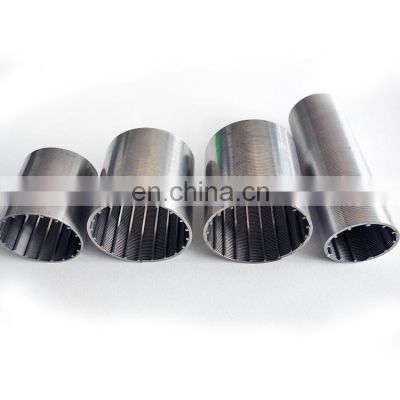 stainless steel wedge wire screen pipe johnson screen filter