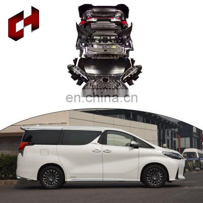 Ch High Quality Rear Lamp Front Lip Support Splitter Rods Rear Lamps Full Bodykit For Toyota Alphard 2015-On To Lexus Lm