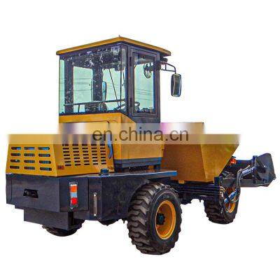 Agricultural map low price tipper 4x4 front tip lorry loader site dumper machine