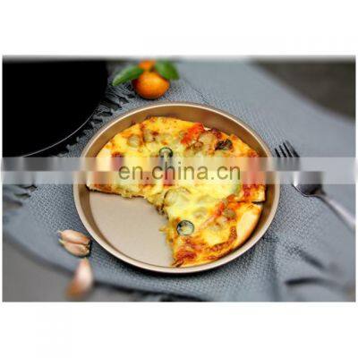 Carbon Steel Nonstick Coating Pizza frying Pan 12 Inch Round Pizza Tray