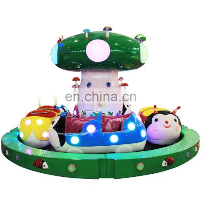 Hot amusement kiddie ride happy ladybug paradise rides for small business