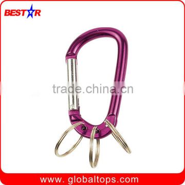 D shaped Alumium Carabiner for Promotion