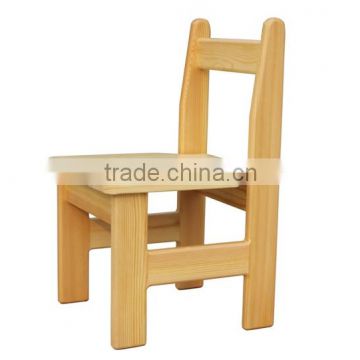 Solid wood small chair for kids, Environmental wooden chair for preschool