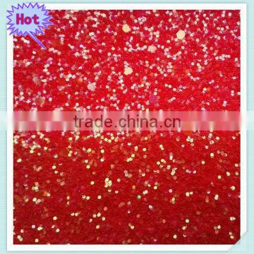 High quality glitter leather for home decoration
