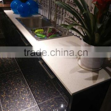 Polyster resin solid surface artificial stone slab for countertop non-porous high density easy to clean