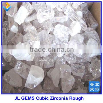 Lab Created superior white CZ / cubic zirconia rough/ Raw Material for jewelry