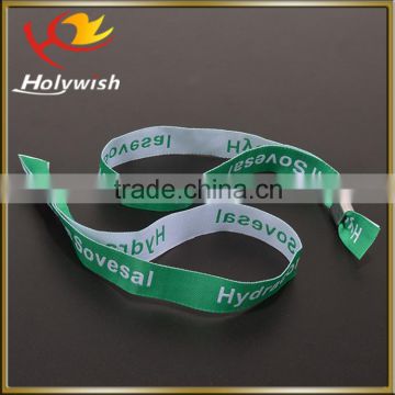 Promotion items polyester woven bangles and bracelets / cheap custom wristbands