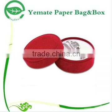 wholesale red round design watch packaging custom paper box