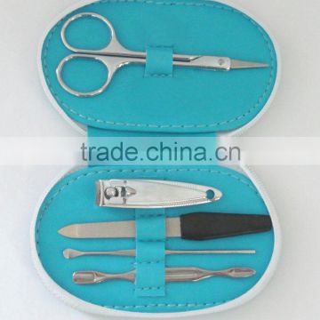 5pcs promotional manicure set with nail clippers