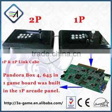 2 Player Individual Arcade Controller for Pandora Box 4 hd 645 Games to TV USB to PC Joystick Arcade Fighting Sitck Controller