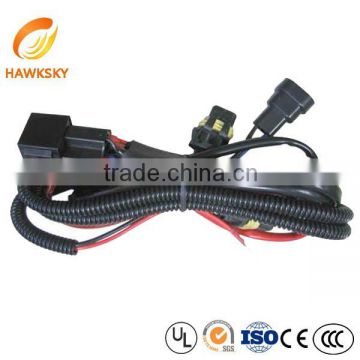 Customized Car HID Xenon Wiring Extension Conversion Kit Relay Wiring Harness