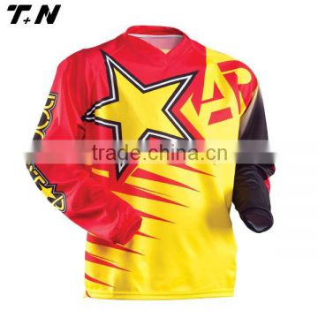 fashion gold sublimated motorcycle racing jersey top quality                        
                                                Quality Choice