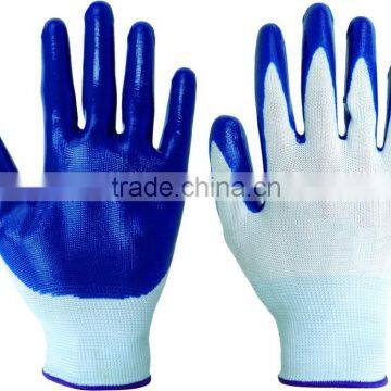 Good quality nylon nitrile gloves