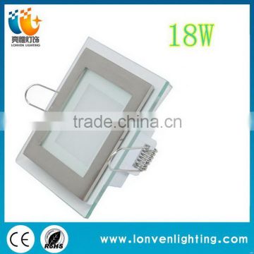 Customized new products 18w led glass panel light