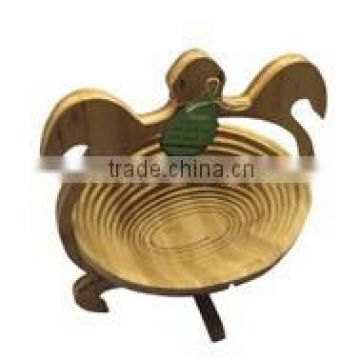 High quality bamboo fruit and candy floding basket wholesale