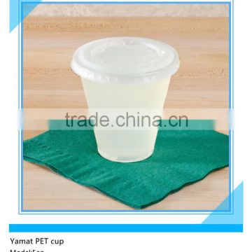 5oz Clear Disposable Plastic Cups With Flat Lids Pet Saucer Use Wholesale