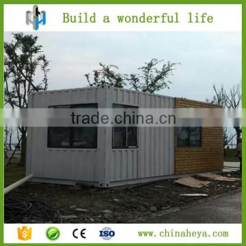Green prefab holiday container housing cabin unit for sale from HEYA INT'L