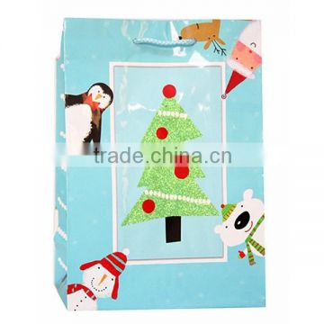 Hot selling custom christmas paper bag & christmas bag & christmas gift bag