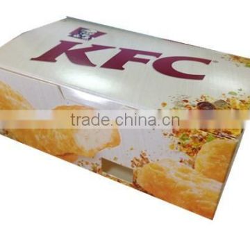 Paper fried chicken box fast food packaging