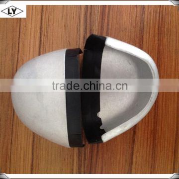 anti puncture aluminum toe cap with rubber strip for labor shoes
