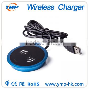 Qi standard office use wireless charger for inductive mobile phones