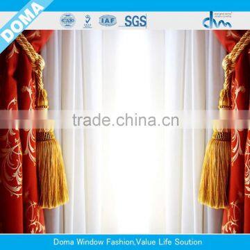 TOP ONE curtain factory more than 10 YEARS first -class quality creative designs jacquard sheer blackout embroidery curtain