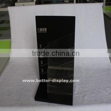 wholesale Acrylic Brochure display stand with 3 pockets