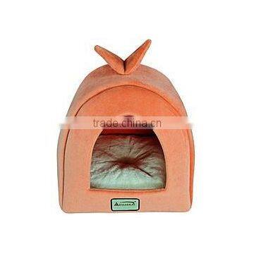 cute cat house pet plush house, pet plush house, plush mushroom pet home