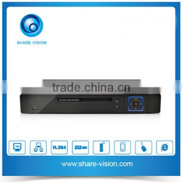 CCTV system AHD DVR multi-channel input support voice talk and 1080p camera