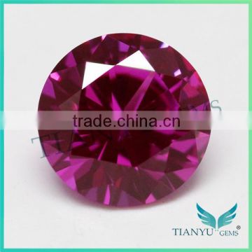 Free Sample 6.5mm 60# Synthetic Red Corundum Ruby