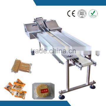 China made dual motor food grade confectionary industry use horizontal collator