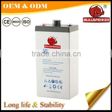 Long service life 2v 200ah lead acid solar battery for solar storage