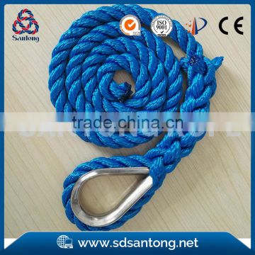 nylon double braided anchor rope