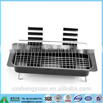 portable disposable bbq charcoal grill steel wire mesh